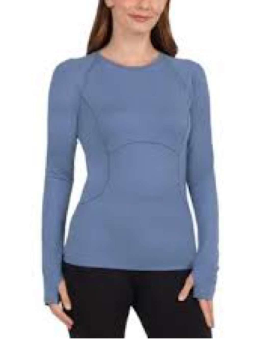 Women’s Spyder long sleeve activewear top small blue